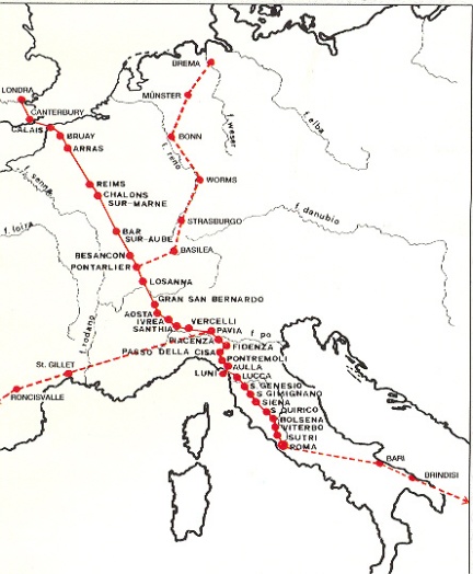 carta francigena